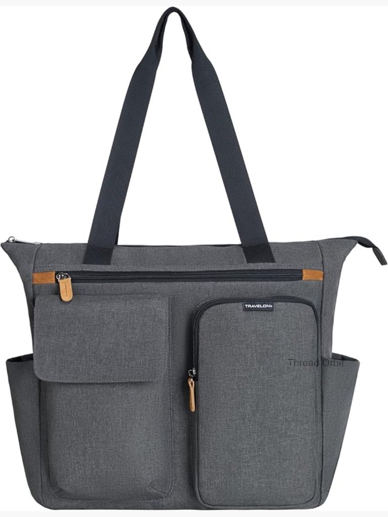 Oversized Travel Tote With Rfid Anti-Theft Laptop Bag